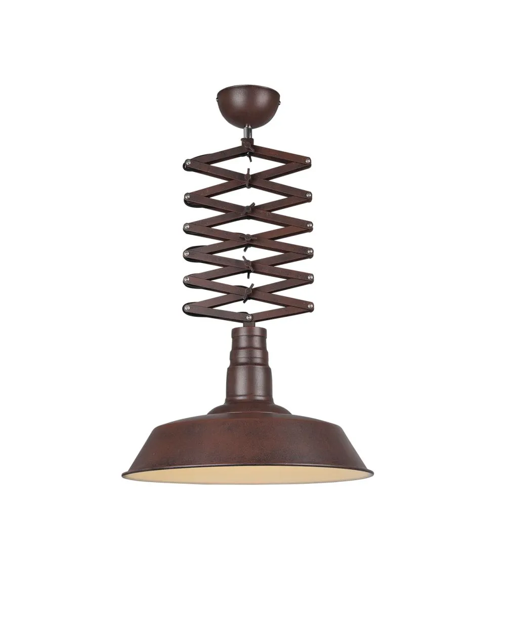 Trio DETROIT Beltéri függeszték E27 42W rozsda