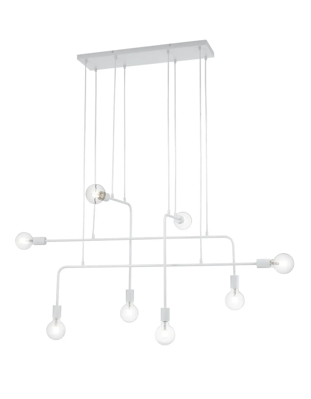 Trio CONNOR Beltéri függeszték E27 8x10W fehér