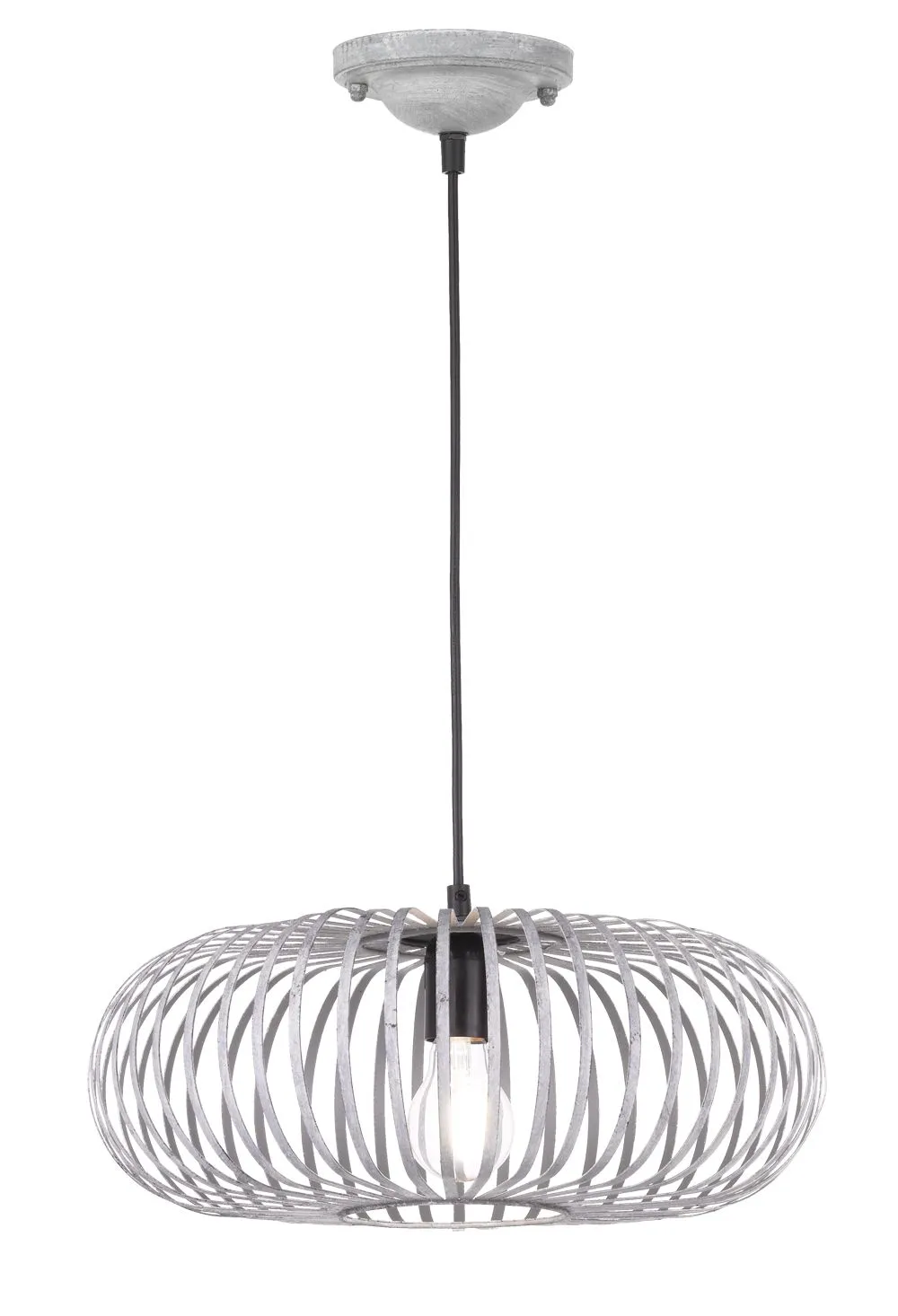 Trio JOHANN Függeszték E27 60W szürke