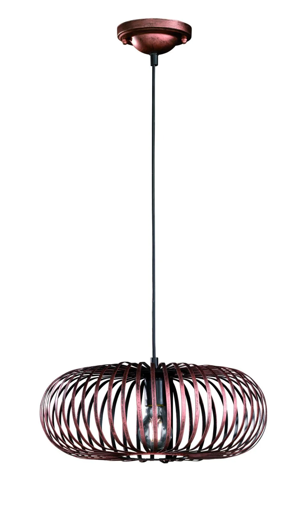 Trio JOHANN Függeszték E27 60W réz