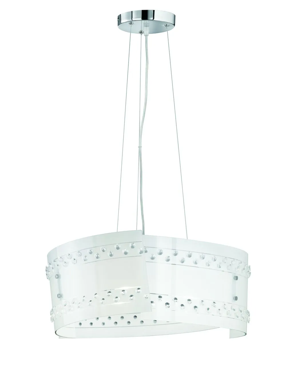 Trio CHRISTOBAL Függeszték E27 3x40W fehér