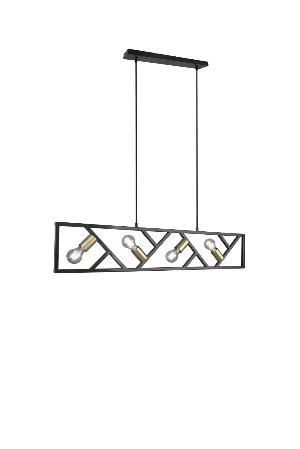 Trio Bela Függeszték E27 4x10W fekete