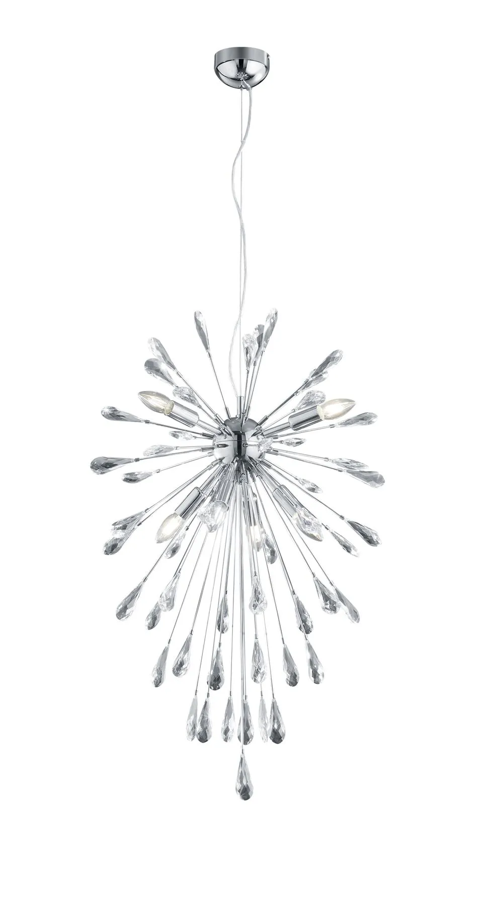 Trio MINSK Beltéri függeszték E14 7x28W króm