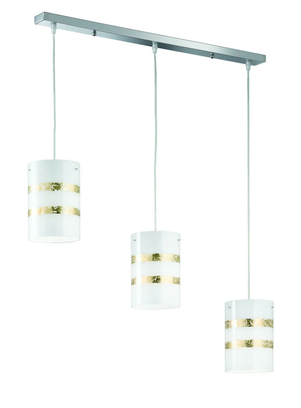 Trio NIKOSIA Függeszték E27 3x40W króm