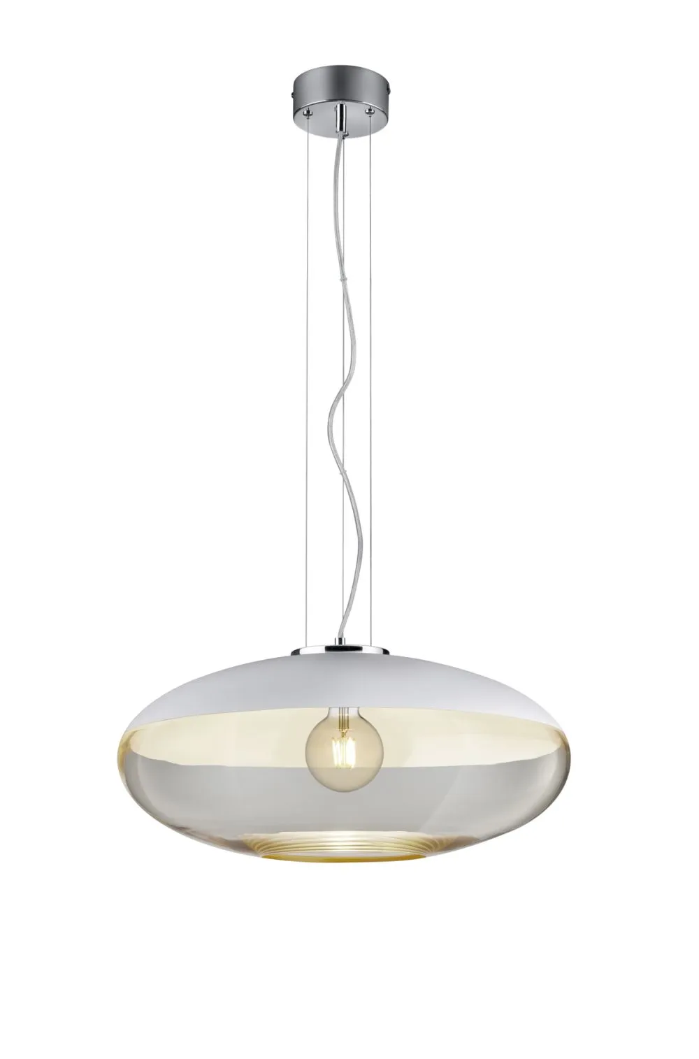 Trio PORTO Függeszték E27 60W króm