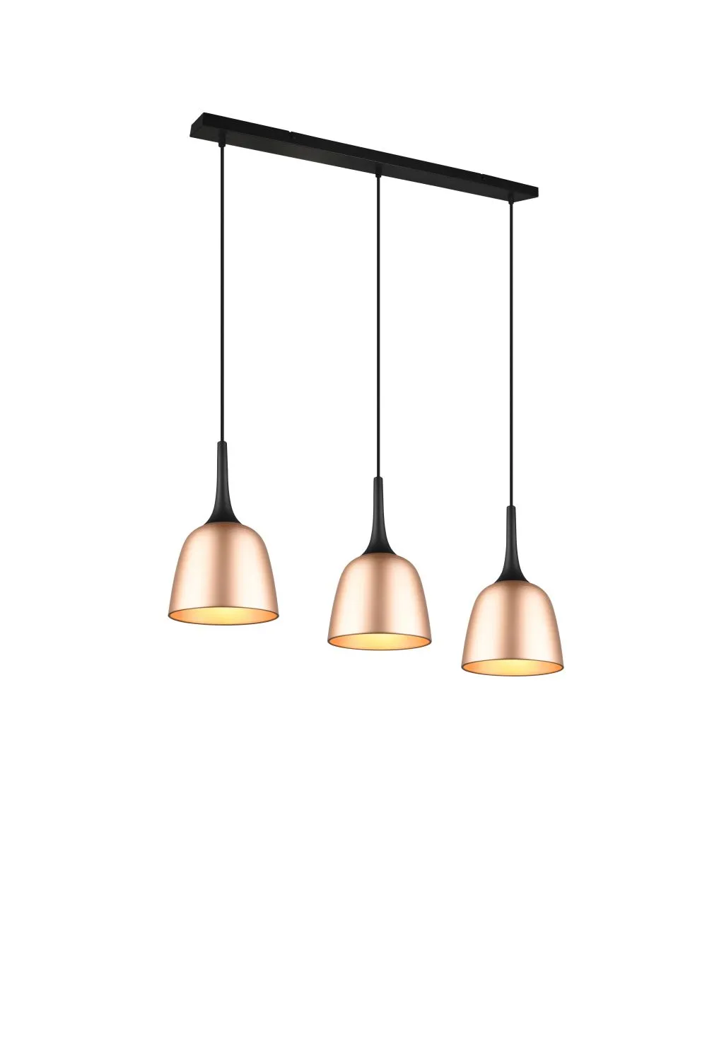 Trio Chiron Függeszték E27 3x40W sárgaréz