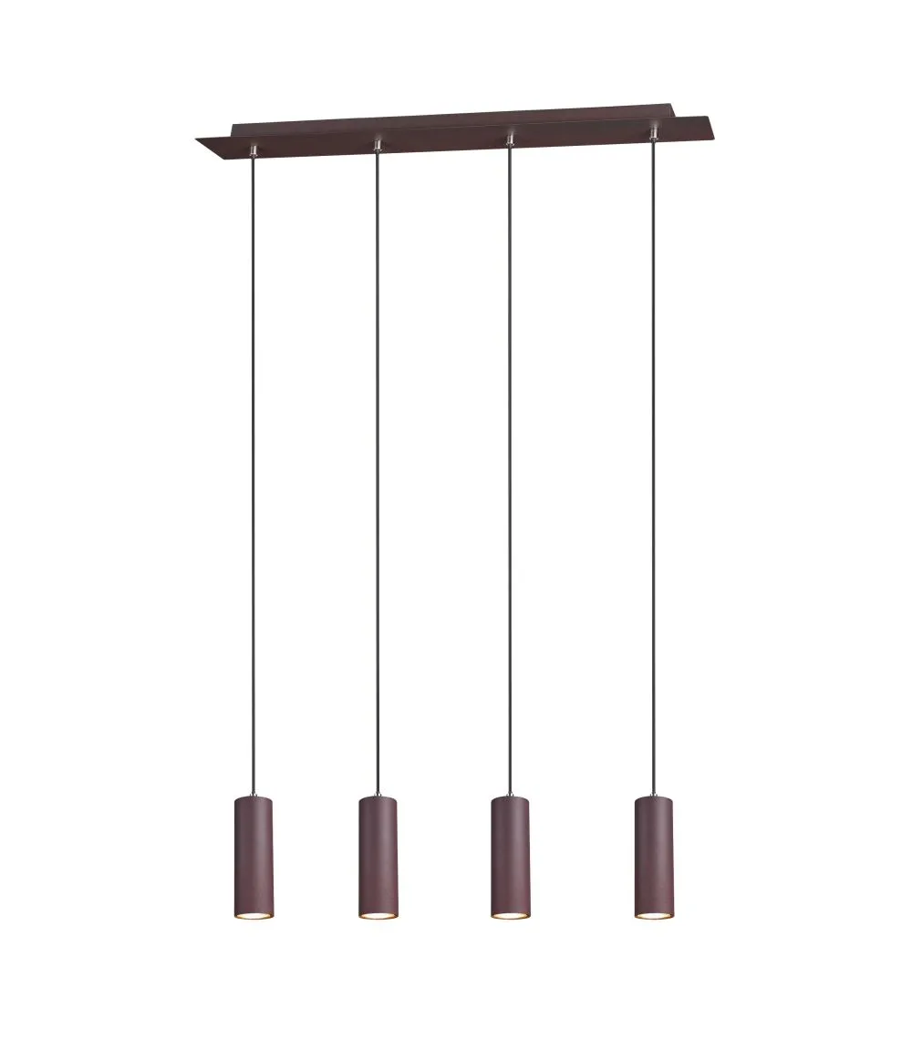 Trio MARLEY Függeszték GU10 4x35W rozsda