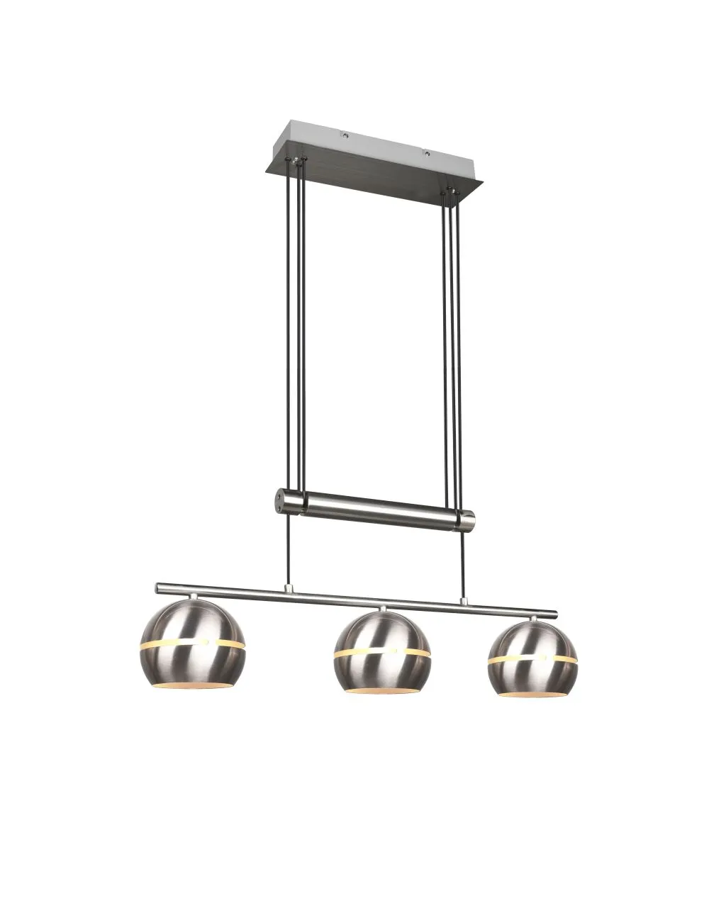 Trio Fletcher Függeszték E14 3x40W nikkel