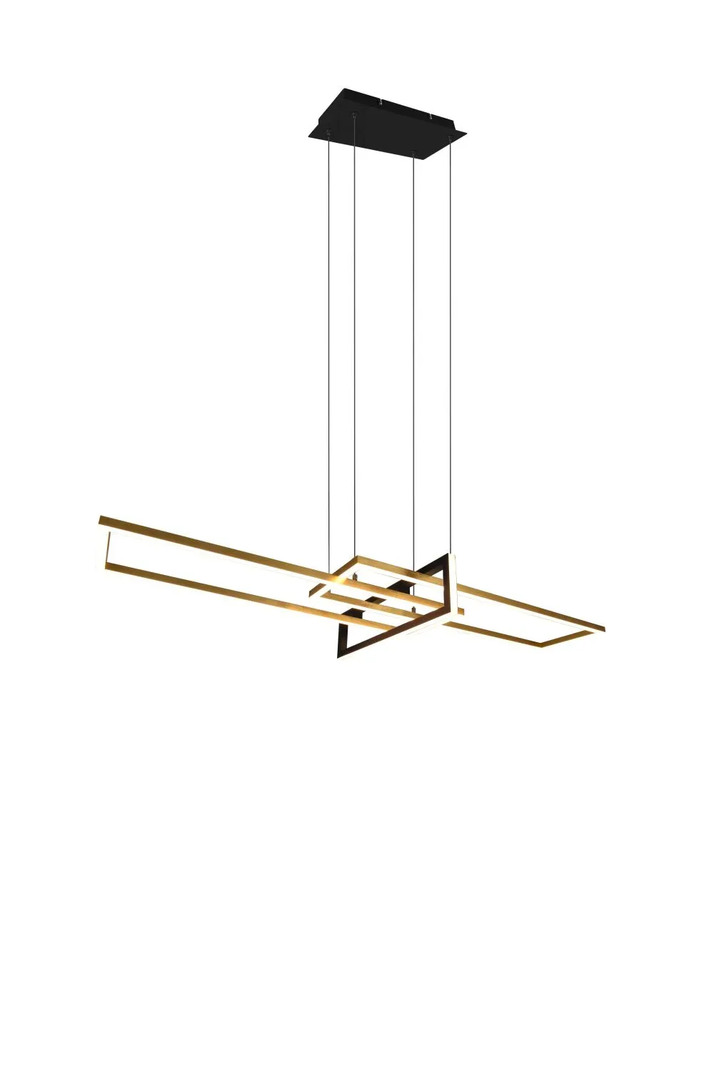 Trio Salinas Függeszték LED 34W meleg fehér 4200lm sárgaré...