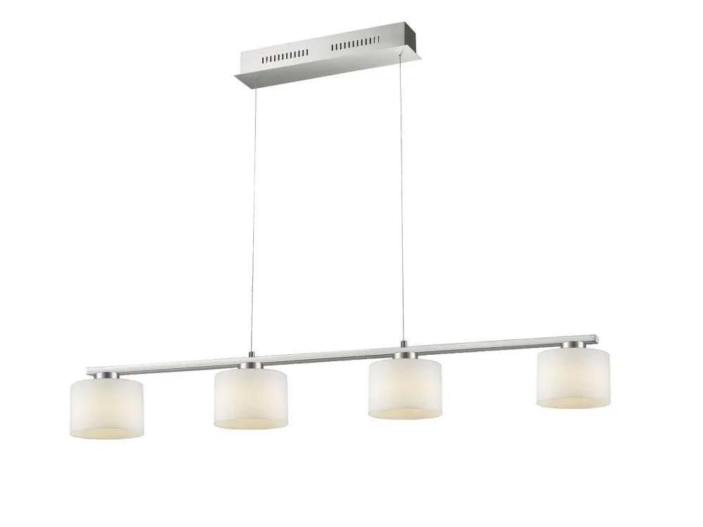 Trio ALEGRO Beltéri függeszték LED 4x60W meleg fehér 630lm...