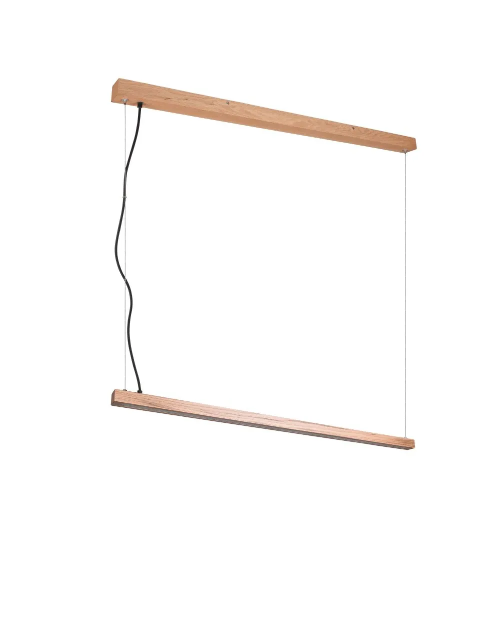 Trio Bellari Függeszték LED 27W meleg fehér 3150lm fa