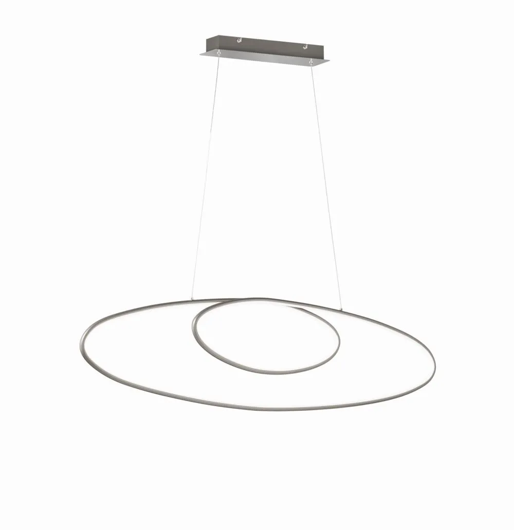 Trio AVUS Függeszték LED 35W meleg fehér 3700lm nikkel