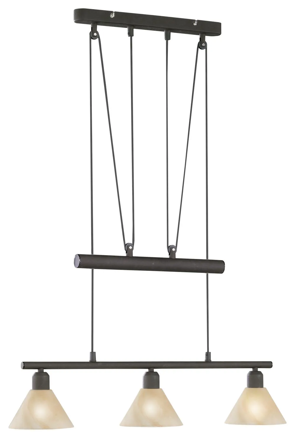 Trio STAMINA Függeszték E14 3x40W rozsda