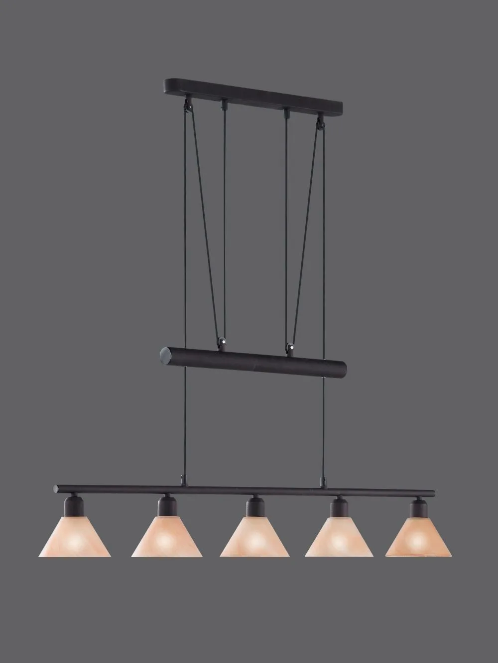 Trio STAMINA Beltéri függeszték E14 5x40W rozsda