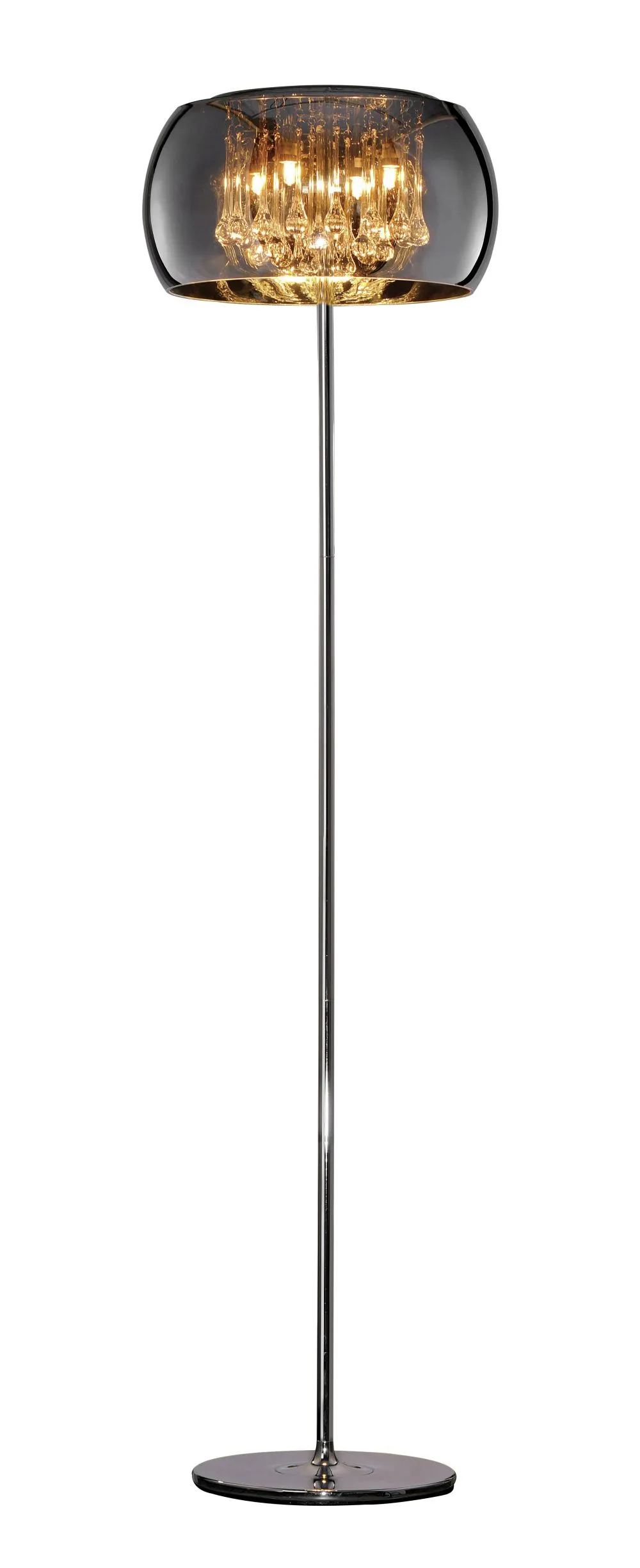 Trio VAPORE Beltéri állólámpa G9 4x40W króm, üveg