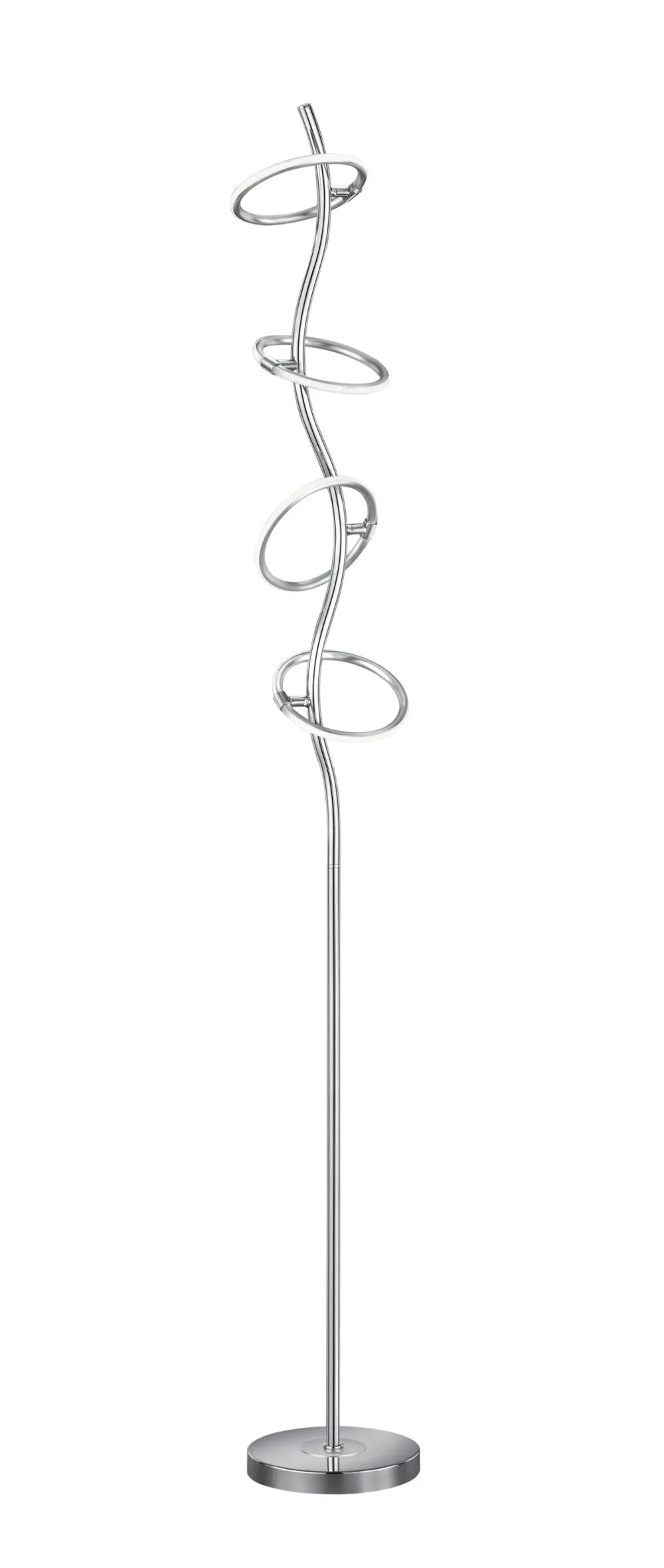 Trio OLYMPUS Beltéri LED állólámpa 16W 1800lm 3000K króm...