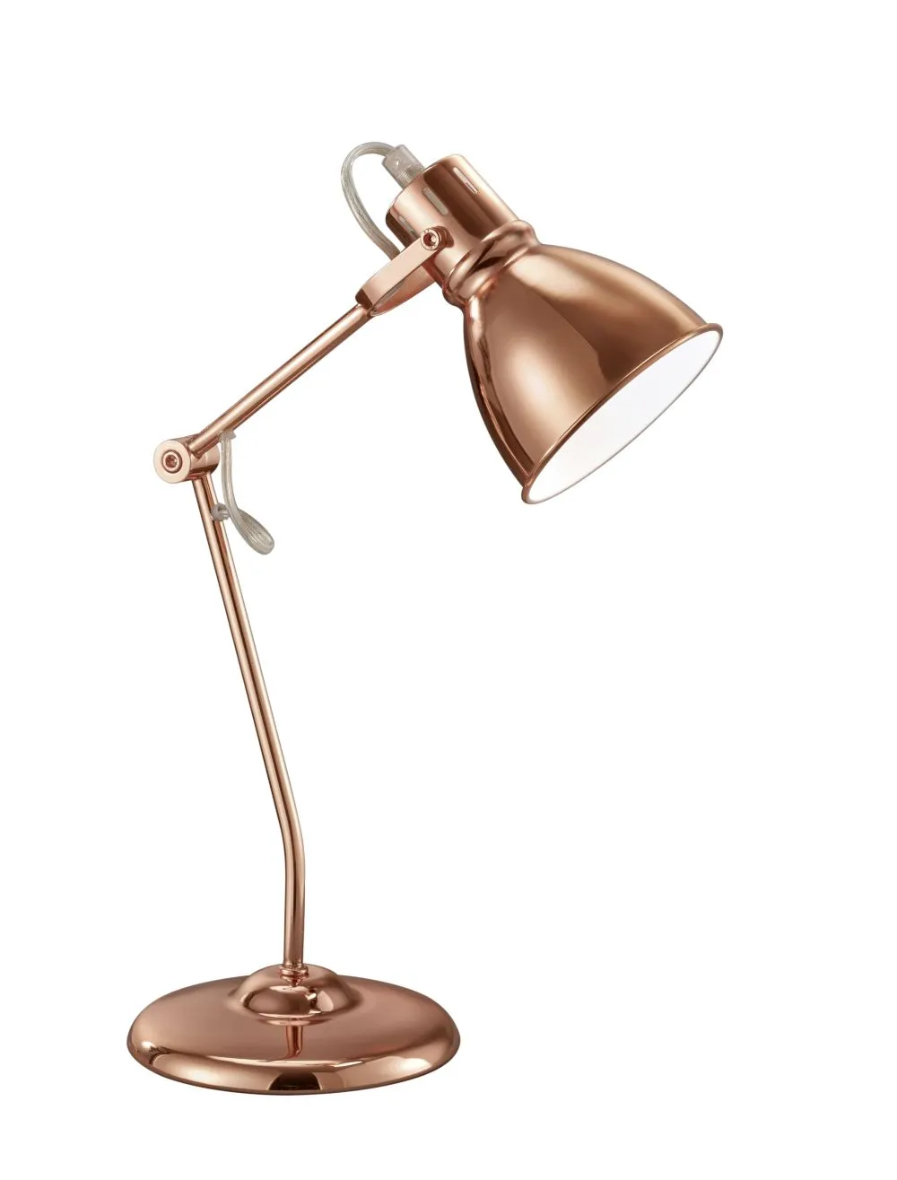 Trio JASPER Íróasztali lámpa E14 18W réz