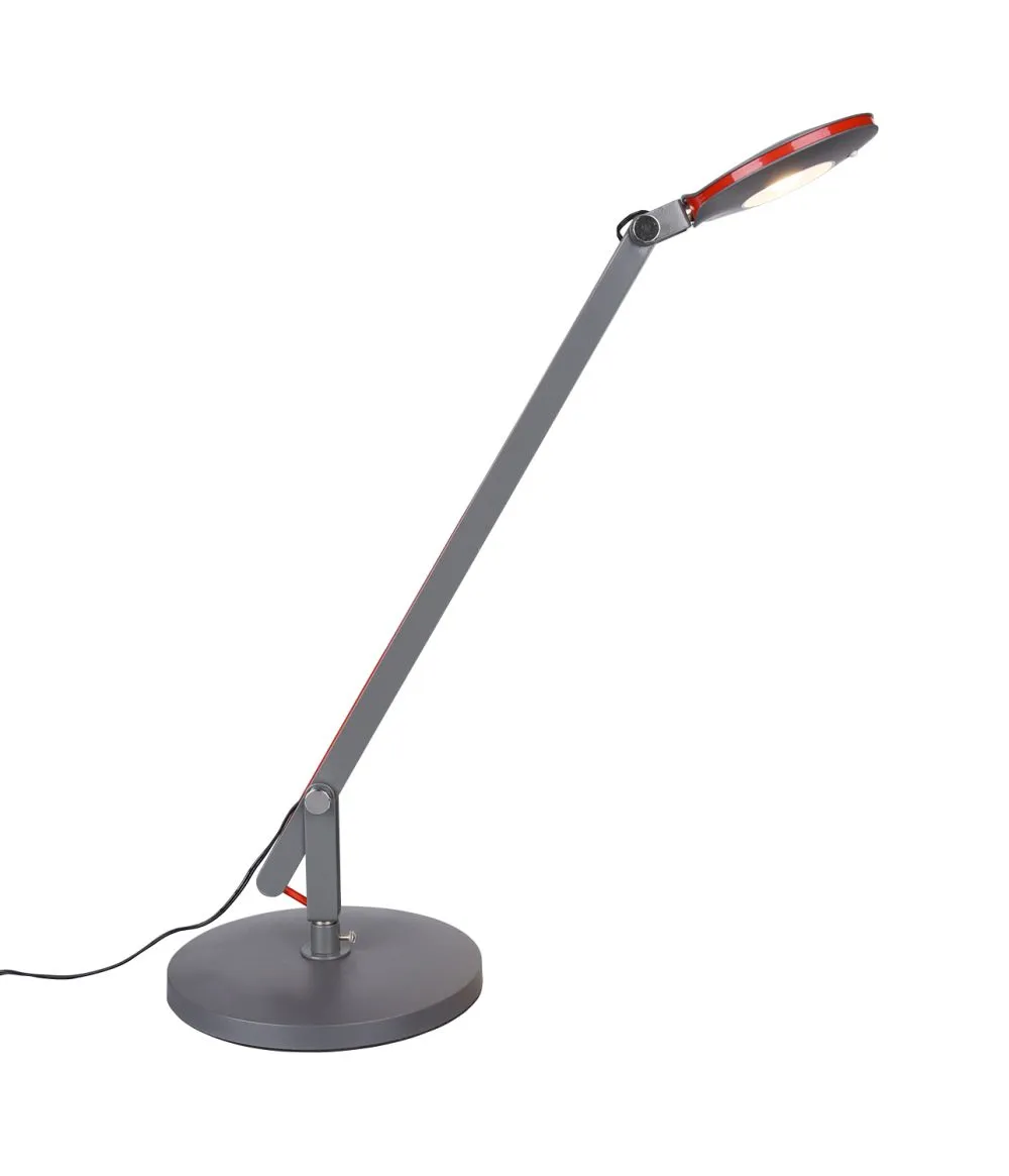 Trio ROTTERDAM Íróasztali lámpa LED 5W szürke