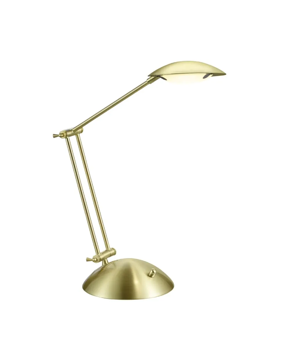 Trio CALCIO Íróasztali lámpa LED 6W sárgaréz