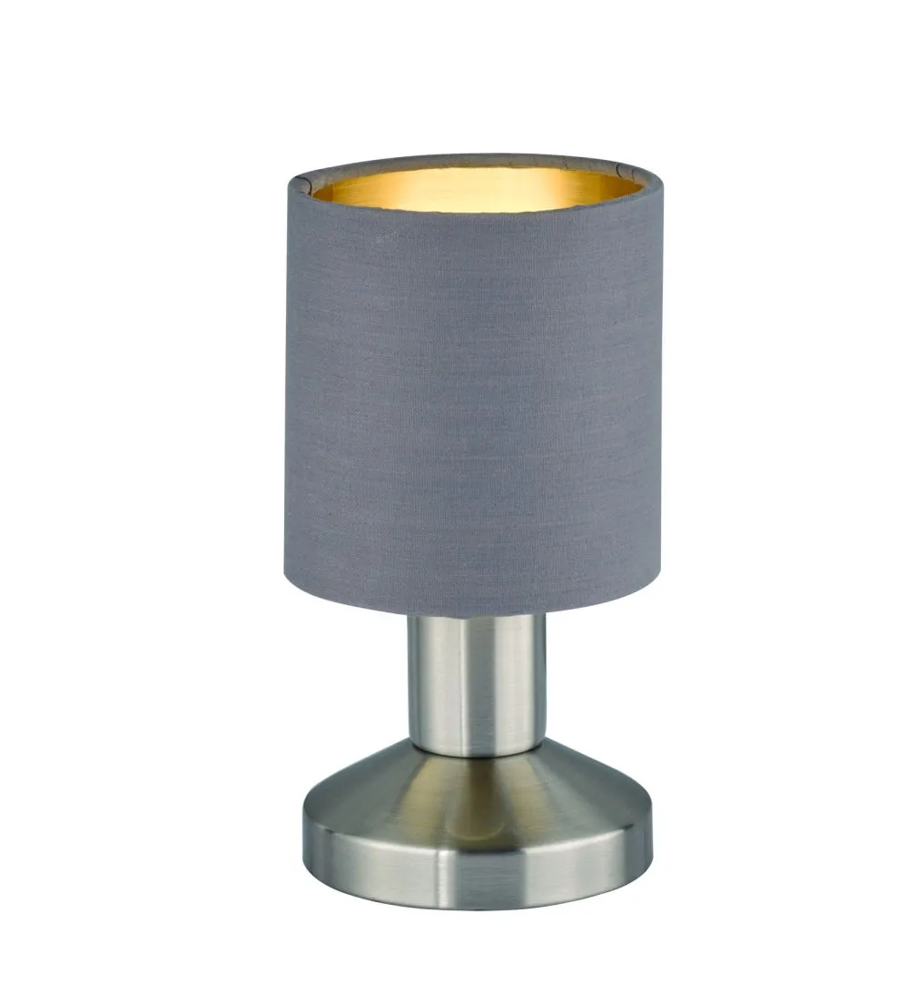 Trio GARDA Éjjeli lámpa E14 25W szürke