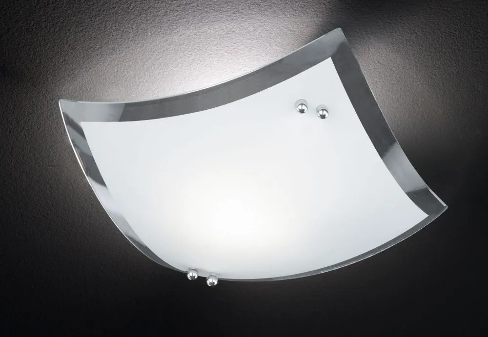 Trio BUSA Beltéri mennyezeti lámpa E27 1x40W króm/fehér...