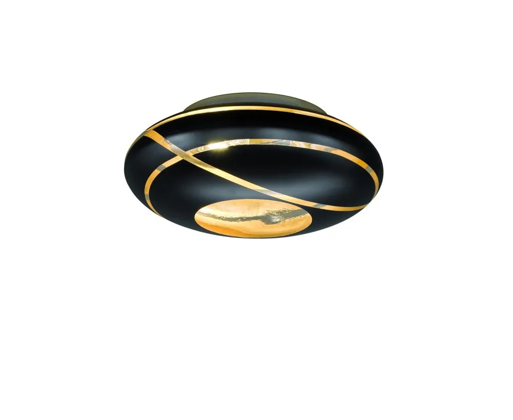 Trio FARO Beltéri mennyezeti lámpa E27 3x40W üveg/fekete...