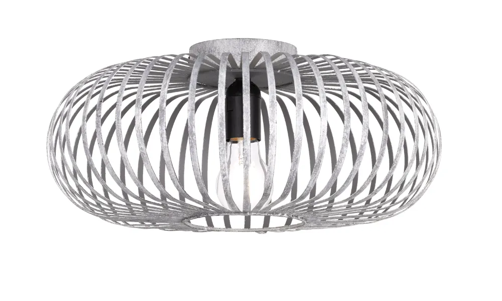 Trio JOHANN Beltéri mennyezeti lámpa E27 1x60W antik szürk...