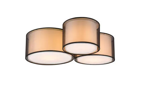 TRIO BURTON mennyezet lámpa excl.3xE27 ↕21,5cm ↔65cm ↗ 55c...