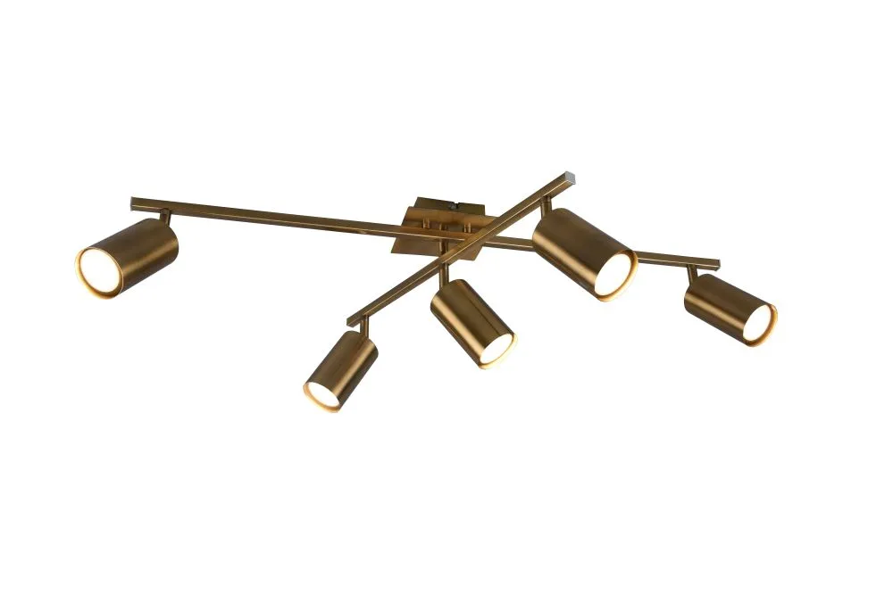 Trio Marley Mennyezeti lámpa régi sárgaréz