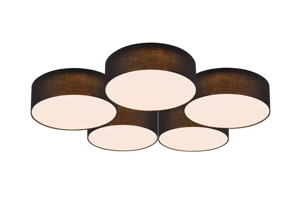 Trio Lugano Mennyezeti lámpa fekete