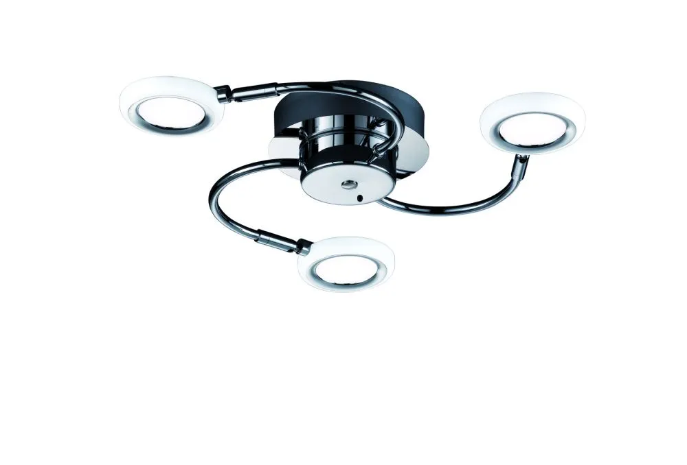 Trio Turner Beltéri LED mennyezeti lámpa 12W 1200lm 3000K ...