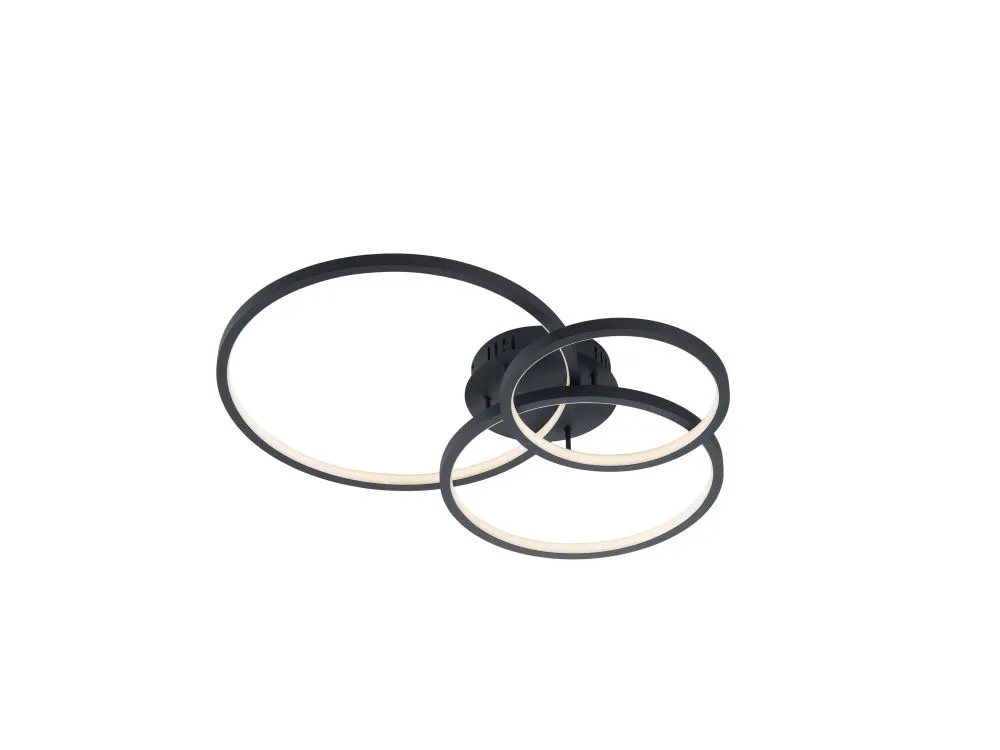 Trio AARON Mennyezeti lámpa antracit