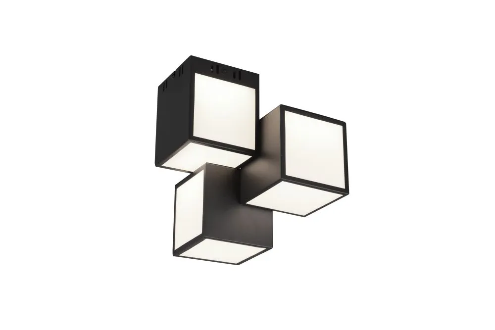 Trio OSCAR Mennyezeti lámpa matt fekete