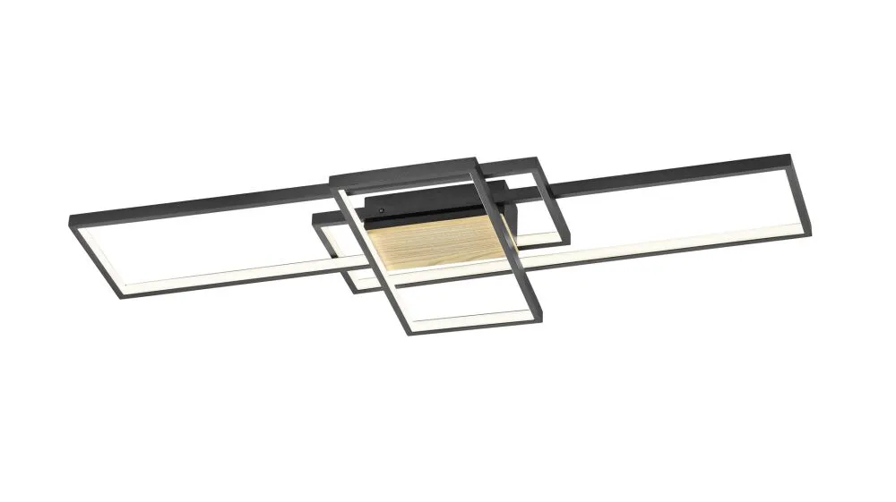 Trio TUCSON Beltéri LED mennyezeti lámpa 35W 3300lm meleg ...