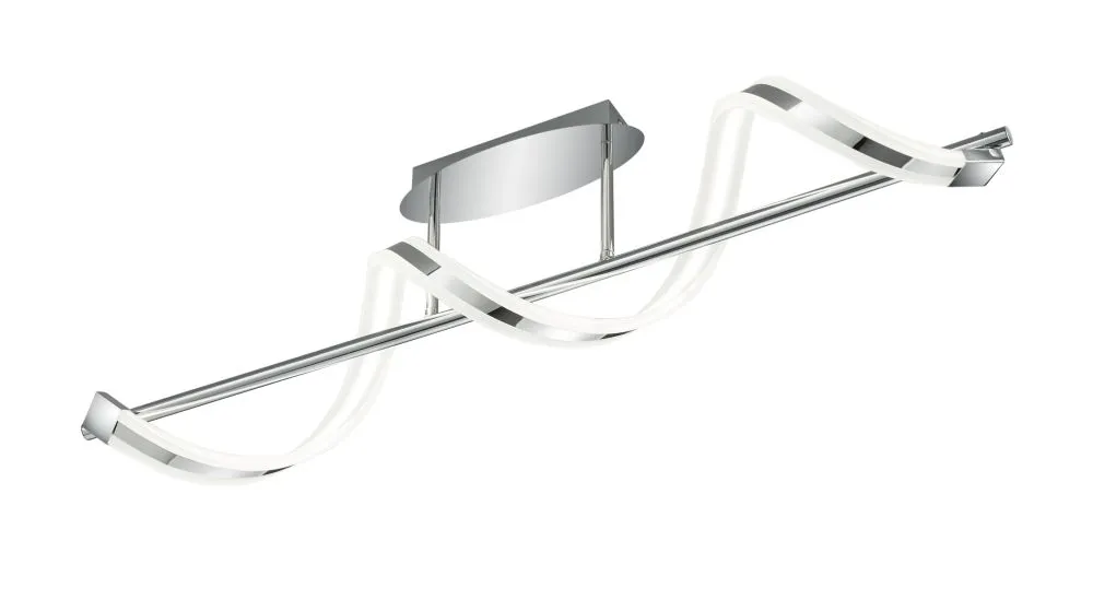 Trio SYDNEY Beltéri LED mennyezeti lámpa 21W 1800lm meleg ...