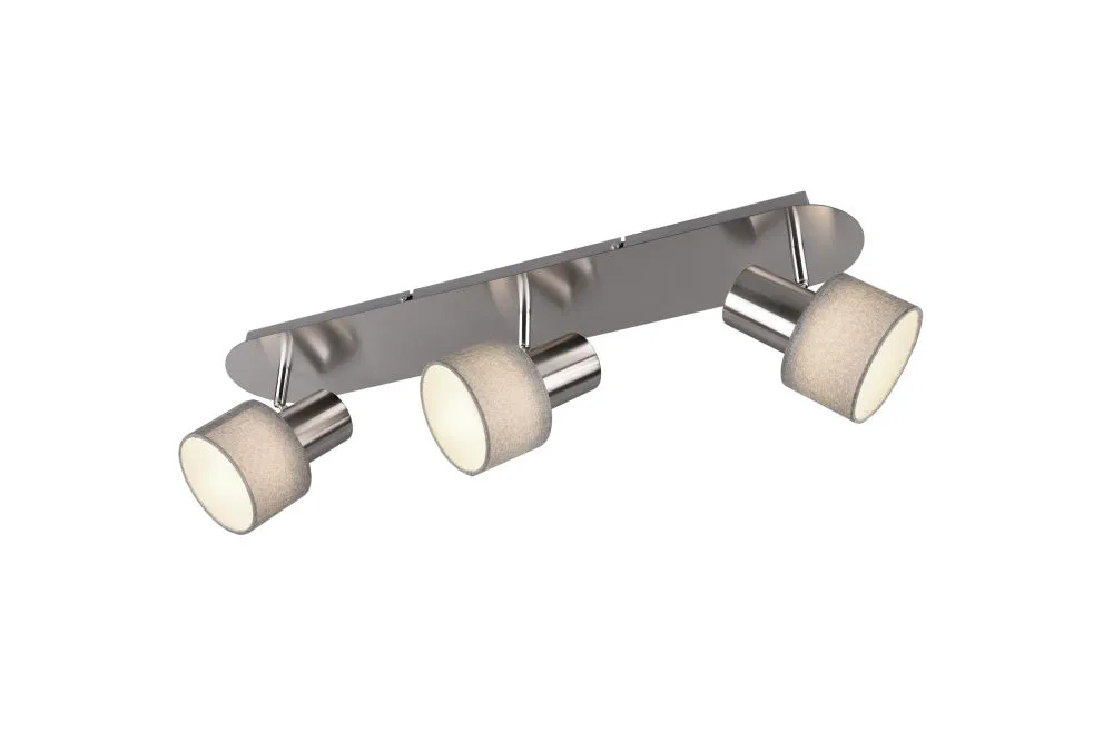 Trio WAILER Spot matt nikkel