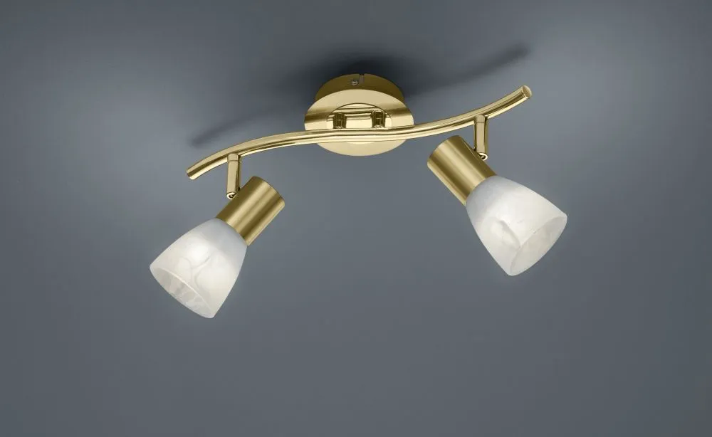 Trio LEVISTO Fali lámpa matt sárgaréz