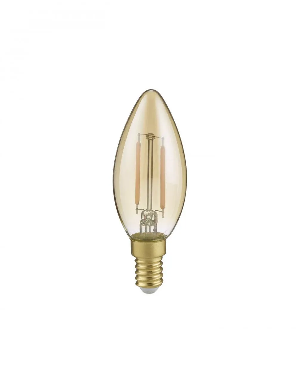 TRIO E14 Filament 2W / 225 Lm / 2700K 3x E14 Candle amber/...