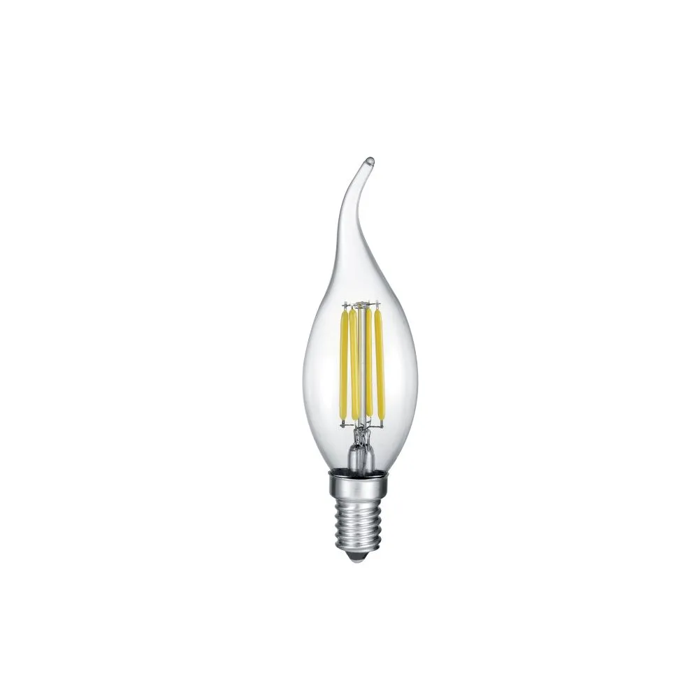 Trio BENT Filament LED izzó E14 4W meleg fehér 470lm 