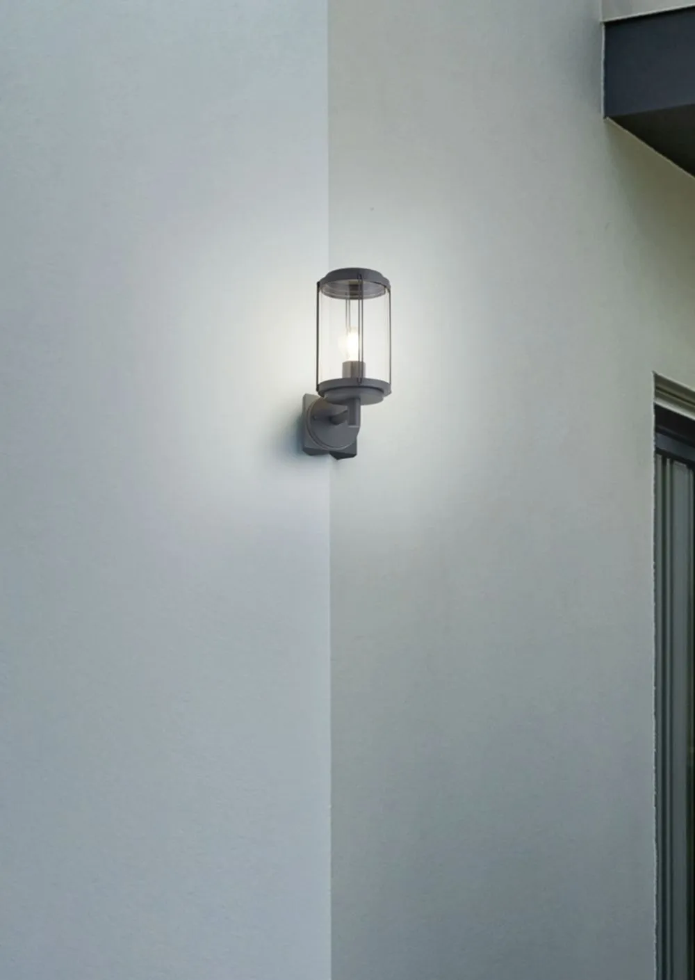 Trio Eckbefestigung Kültéri fali lámpa fekete