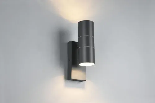 TRIO LAREDO kültéri fali lámpa excl.2xGU10 ↕21,2cm ↔7cm ↗ ...