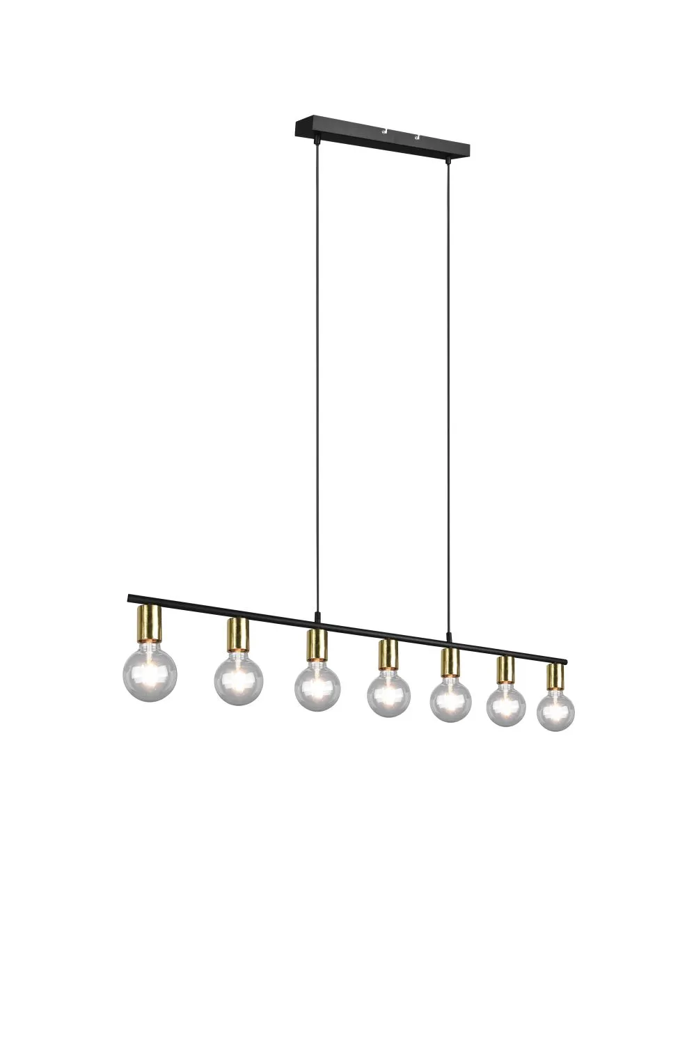 Trio Vannes Beltéri függeszték E27 7x40W sárgaréz