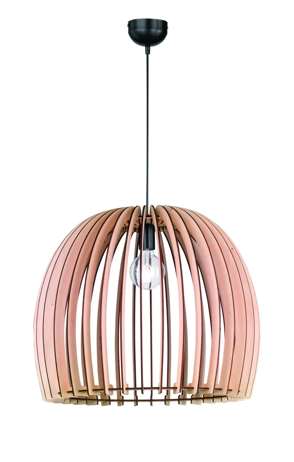 Trio WOOD Beltéri függeszték E27 60W fa