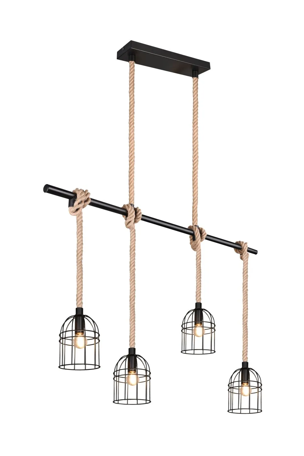 Trio Wodan Beltéri függeszték E14 4x10W fekete