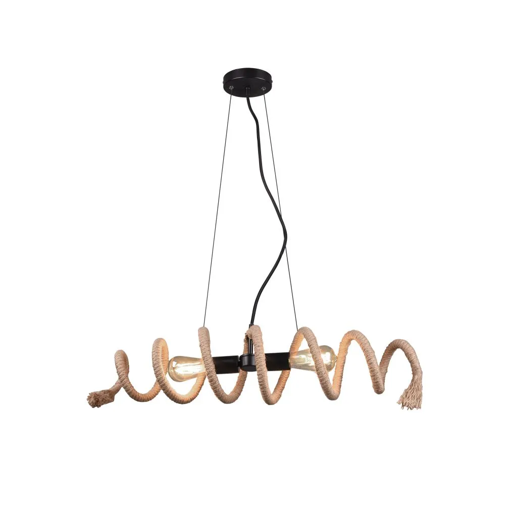 Trio ARI Függeszték E27 2x10W fekete