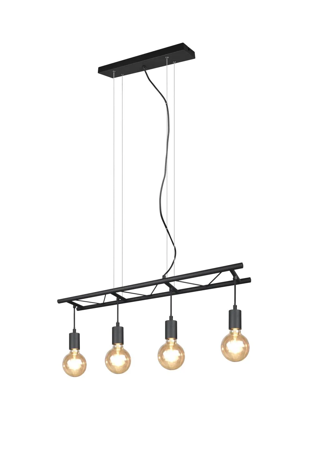 Trio Ladder Függeszték E27 4x10W fekete