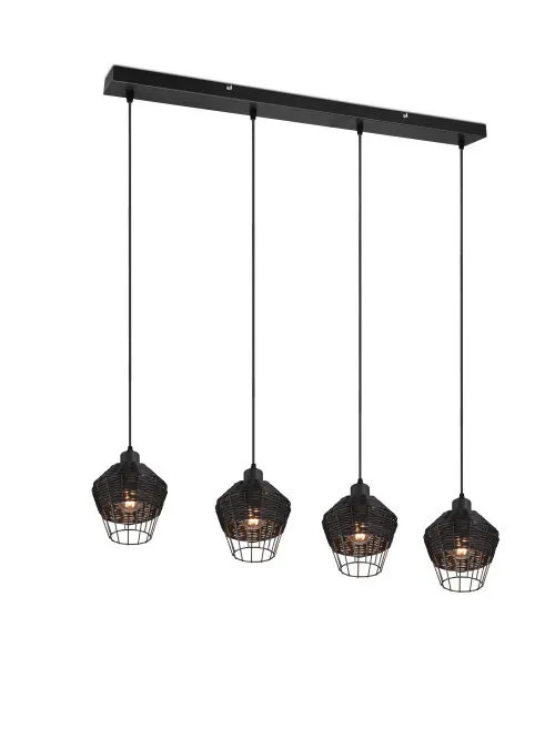 TRIO BORKA függeszték excl.4xE27 ↕150cm ↔95cm Ø17,5cm...