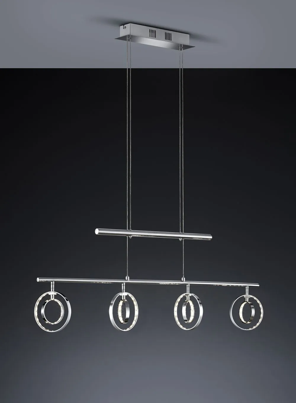 Trio PRATER Beltéri függeszték LED 4x4W meleg fehér 400lm ...