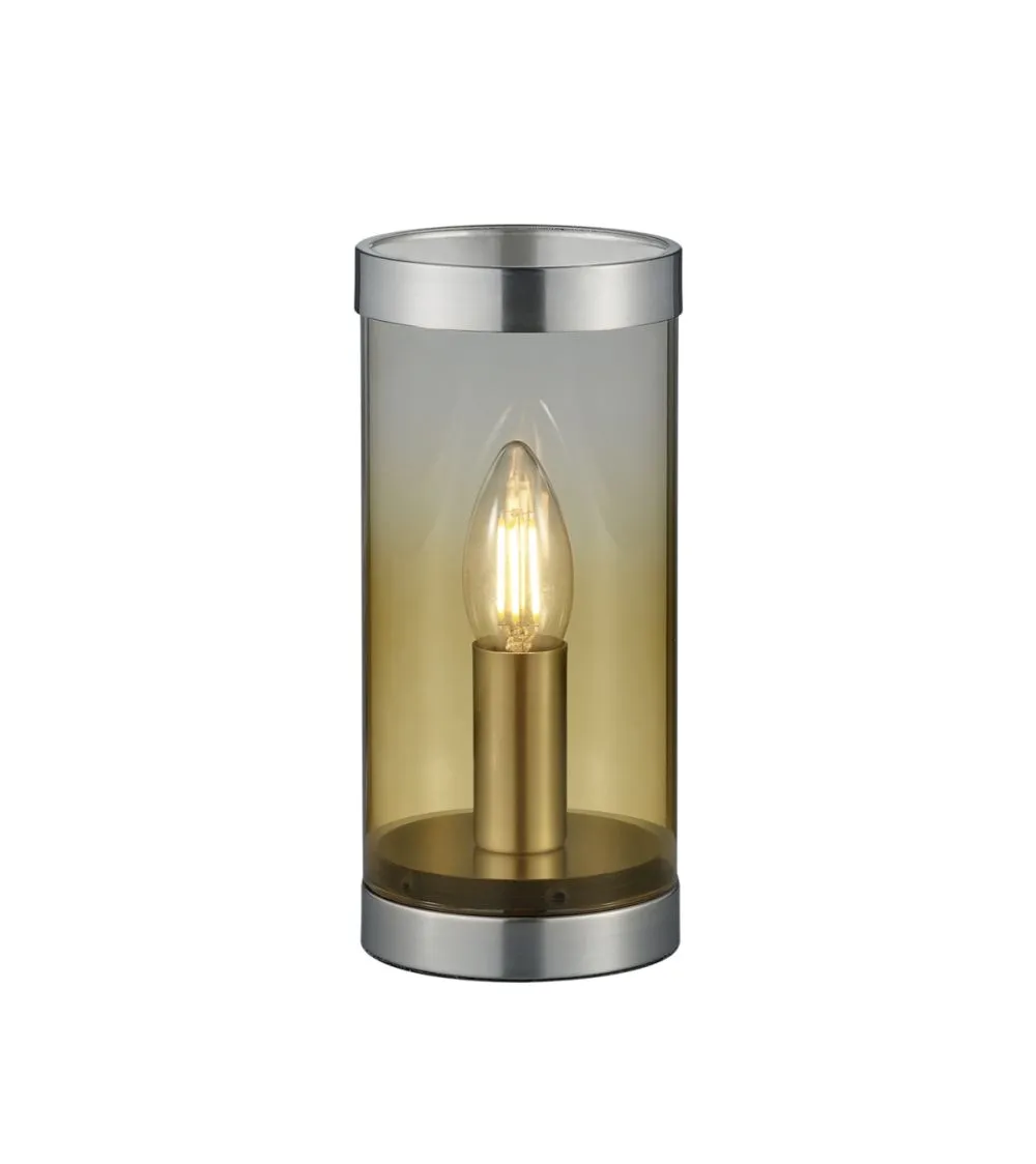 Trio COSY Éjjeli lámpa E14 28W borostyán