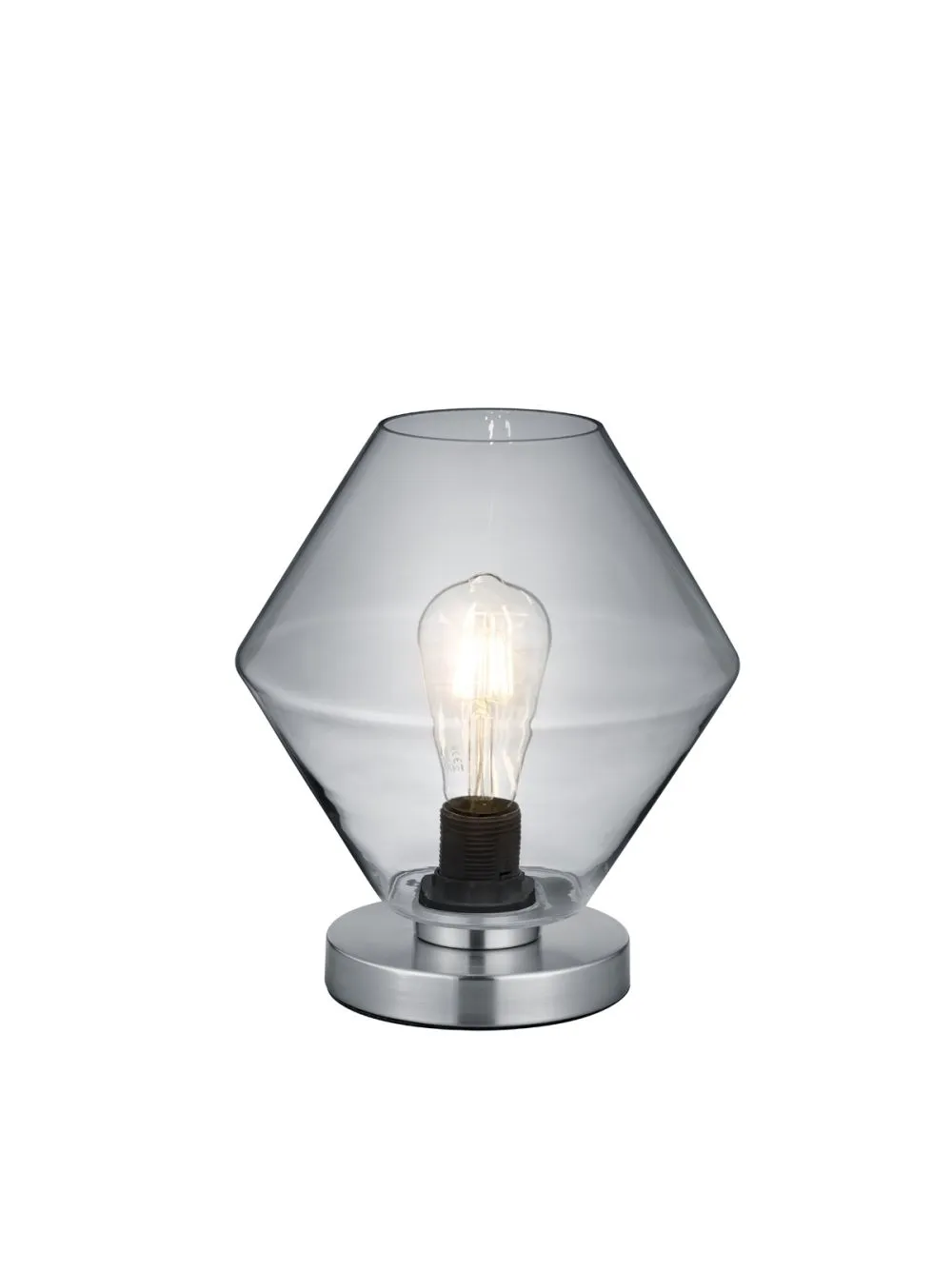 Trio Trento Éjjeli lámpa E27 40W nikkel